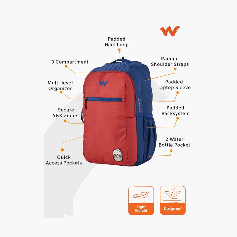 WILDCRAFT Sierra45LPBadgeRusst_Navy - Image 2